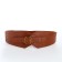 Women's belt, width 10 cm, red color