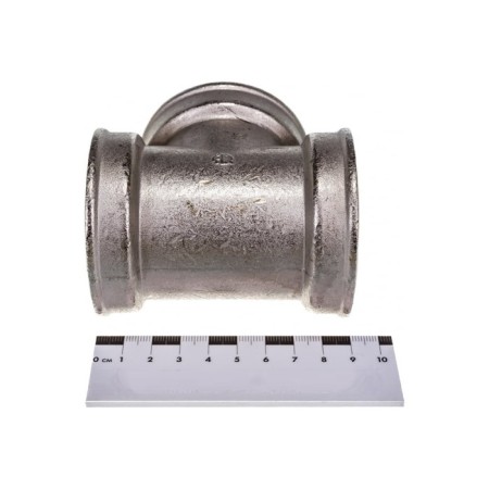 Aqualink tee, 2 ", internal/internal/internal thread, nickel -plated brass-6