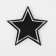 Thermal appliance "Star", 5 × 5 cm, black and white color