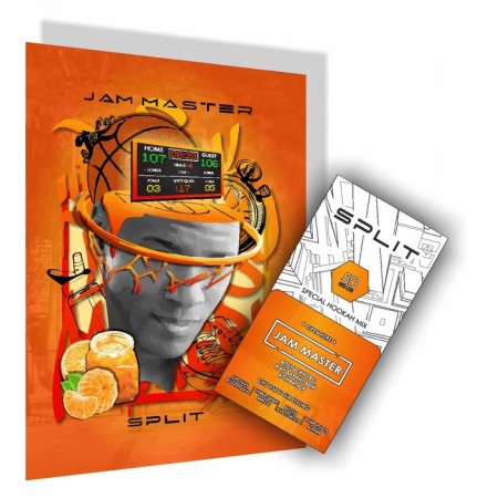 Severnovaya nicotine mixture for hookah SPLIT "Orange-Mandarin", 50 g
