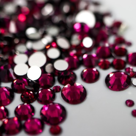 Decor for creativity Glass "Rhubates truncated cone. Dark purple" d = 1.5-6.5mm nr 1000 pcs 745952-1
