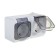 Sketch "Study" Sche PA16-244B, 16 A, double, external, with salary, IP44, white color