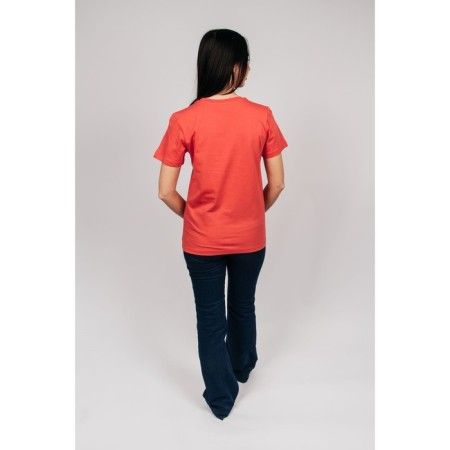 Female T -shirt, size 52, coral color-1