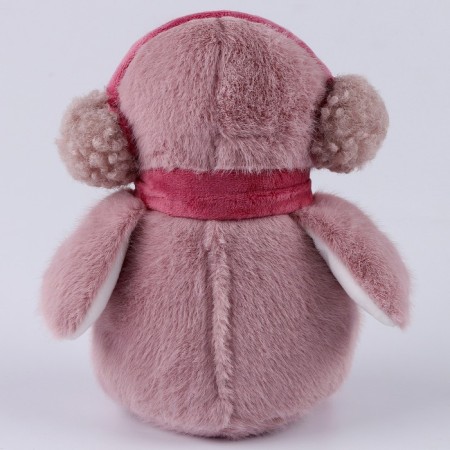 New Year's soft toy "Penguin", pink color, for the New Year-5