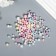 Decor for creativity plastic "Balls. Macaruns. Assorted" D = 3-8 mm, set 10 grams