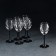 Domino glass glass, 65 ml, 6 pcs
