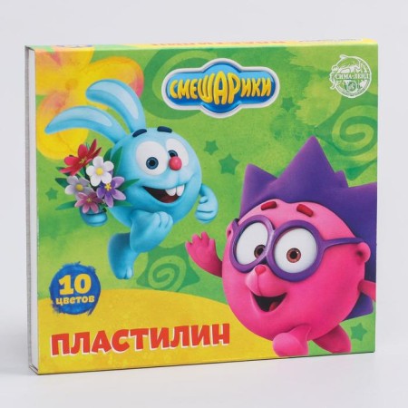Plasticine Smeshariki, 10 colors, 150 g-3