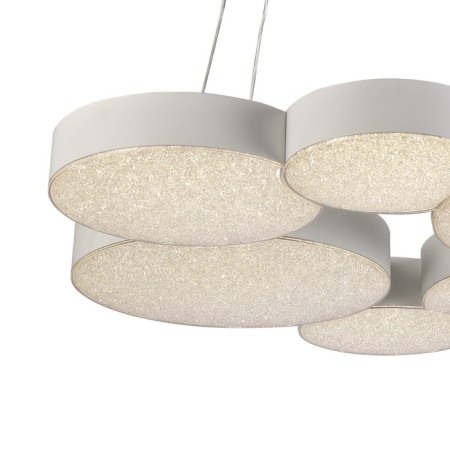 Suspended chandelier Mantra lunas, LED, 2830LM, 3000K, 1600 mm, matte white color-1