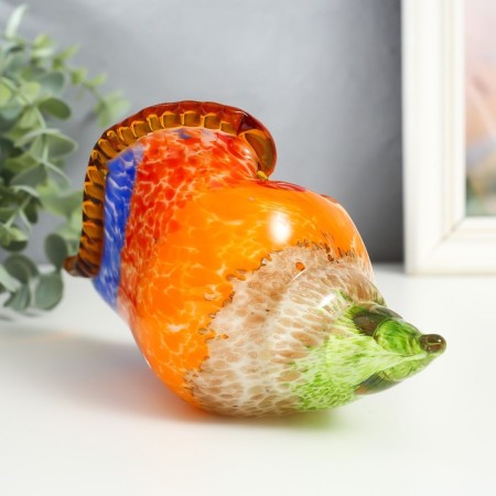 Suvenir glass "Multi -colored sink" under Murano glass 23x9x11 cm-2