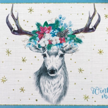 New Year's napkin on the Winter Magic table, 40x29 cm-2
