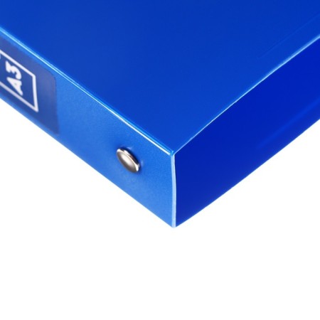 Folder on 4 rings A3, Calligrata "Standard" 27mm, 800 μm, vertical, blue-2
