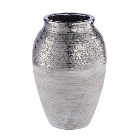 Decorative vase "Funding", 16 × 16 × 25 cm, color gray metallic-4