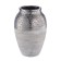 Decorative vase "Funding", 16 × 16 × 25 cm, color gray metallic