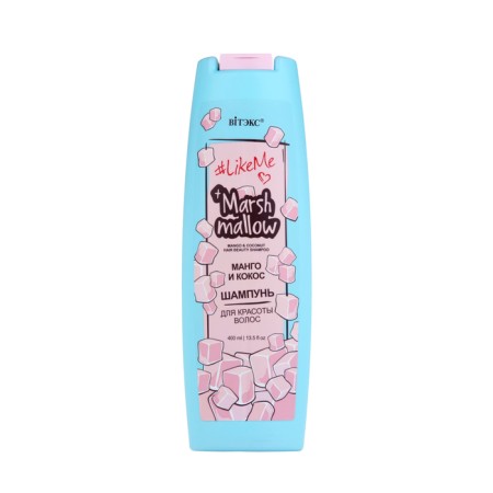 Hair shampoo Vitex Likeme Marshmallow, Mango and Cos, 400 ml