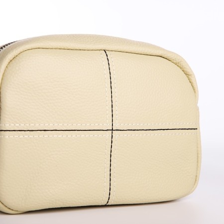 Women's bag with lightning, beige color-4
