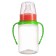 A bottle for feeding, a classic throat, 150 ml., From 0 months, cylinder, with handles, mix color