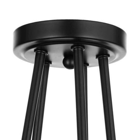 Chandelier "Knot" E27 5x40W black 54x54x40 cm-4