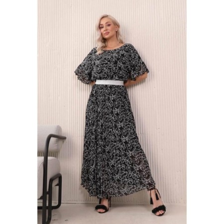 Women's dress, size 48, black color