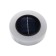 Lamp on the solar battery "Eurohant", "Technic circle" 10.5x12.5 cm, IP44, 8 LED, white