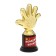 The award figure “Winner of the Competition”, five, Cup, plastic, gold, 6.5 x 10.5 x 4 cm.