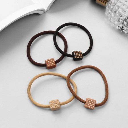 Hair elastic band "Lynneya" 5 cm, mix-1