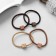 Hair elastic band "Lynneya" 5 cm, mix