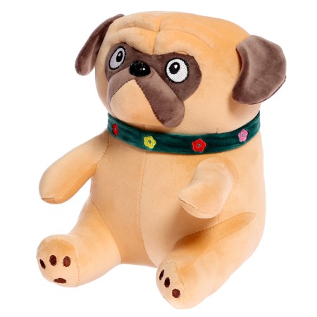 Soft toy "dog pugs", 32 cm-1