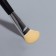 A set of makeup brushes, 5 objects, black color