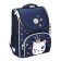 School standard, 33 x 25 x 13 cm, Grizzly, + bag for shoes, plush, blue