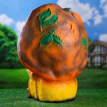 Garden figure "Mushroom old man Borovik" huge 64x46cm-2