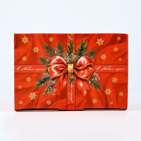 Gift New Year's folding “luxurious bow”, 22 x 15 x 10 cm, new year-1