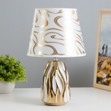 Riana desktop E14 40W Gold white 20x20x33cm Risalux