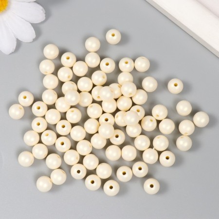 Beads for creativity plastic "Ball. Milk overflow" set 20 grams d = 0.8 cm-1