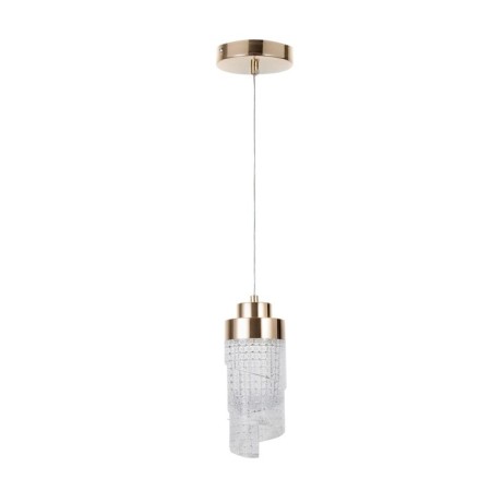 Bayerlux “Ginel” lamp LED 16W gold 8.5x8.5x22-130 cm-5