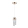 Bayerlux “Ginel” lamp LED 16W gold 8.5x8.5x22-130 cm