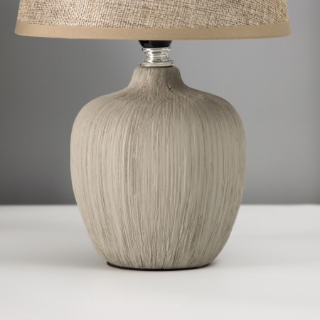 Traffic lamp with lampshade Risalux "Sandra", E14, 40 W, beige, 18 × 18 × 33.5 cm-3