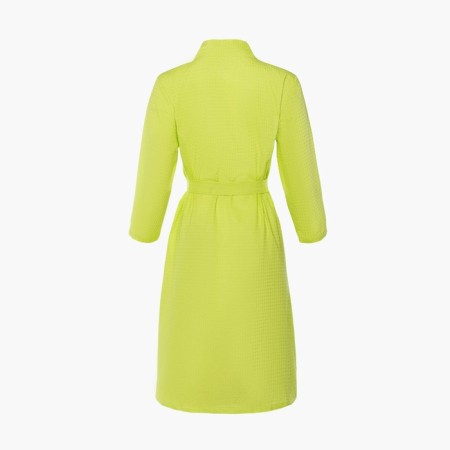 Women's waffle robe and I am 3/4 sleeve, size 54-56, light green, 100% cotton, 200g/m2-7