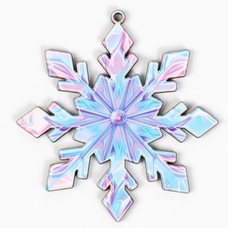 Christmas tree toy New Year's "Snowflake", for the New Year, 9x 9cm-1