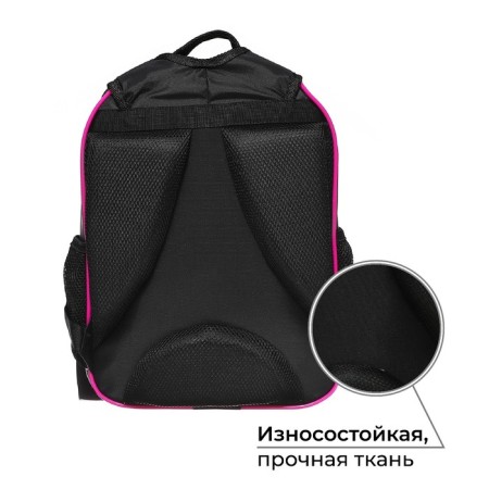 School backpack, 37 x 27 x 16 cm, ergonomic back, calligrata b "Girl Anime"-1