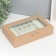 Casket to the leatherette for jewelry "Hamptons" beige 5.5x27x18 cm