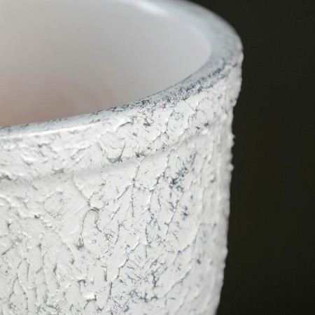 Flower pot "white silver" with a tray, 2.4l-1
