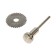 Circle of cutting for engravers and tundra drums, 25 mm + adapter 3.2 mm
