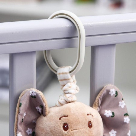 The suspension is soft with the vibration "Elephant Nyash", a tear, on a crib, stroller, crumb I-7