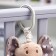The suspension is soft with the vibration "Elephant Nyash", a tear, on a crib, stroller, crumb I