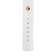 Luazon LP-005 electric toothbrush, vibrational, 2 nozzles, from battery, white
