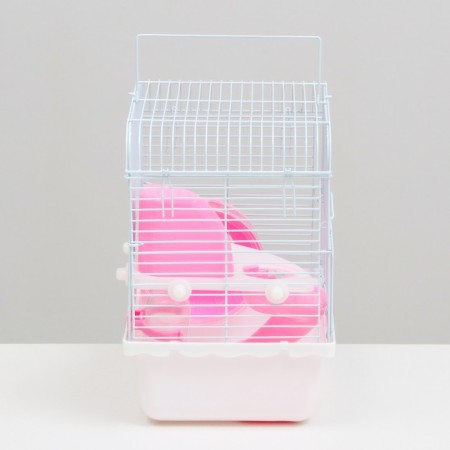 The cage for rodents "Pigzon", 23 x 17 x 26 cm, enamel, white-2
