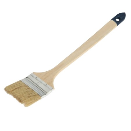 Radiator tundra, natural bristles, wooden handle, 3 ", 75 mm