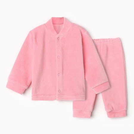 Kit (blouse, pants), pink color, height 68 cm