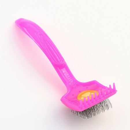 Brush - small packer soft with drops, base 44 x 44 mm, pink-1