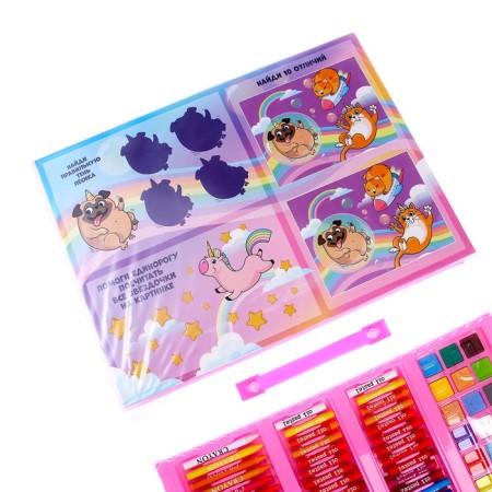 Set for creativity "Unicorn", with easel, 208 items-8